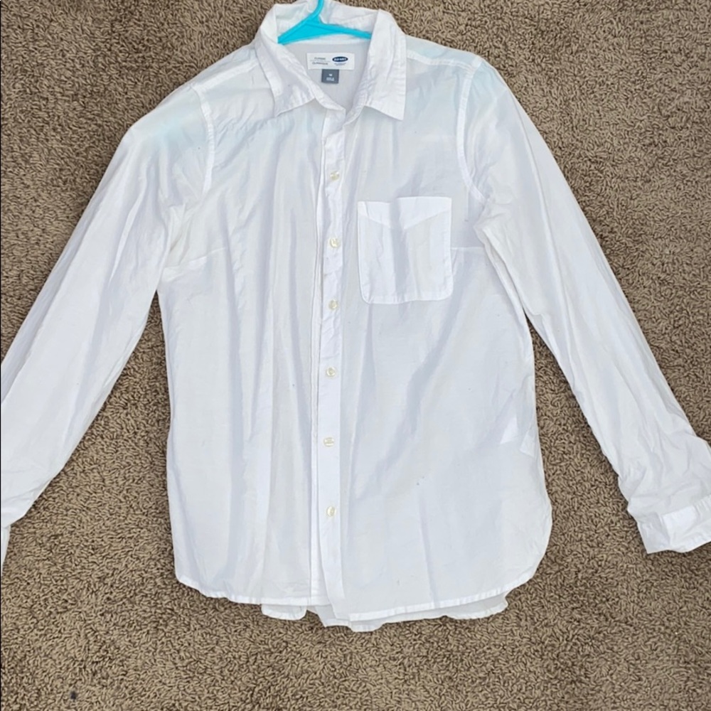 White linen shirt
